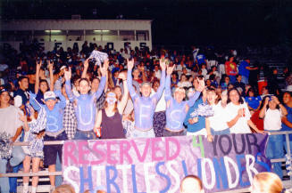Tempe High School - Students in Bleachers at Football Game