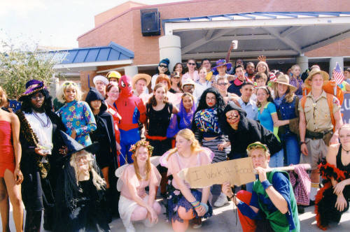 Tempe High School - Students in Halloween Costumes