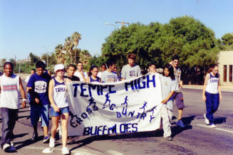 Tempe High School -Cross Country Team in Parade