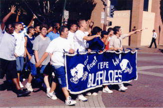Tempe High School - Students in parade on Mill Avenue