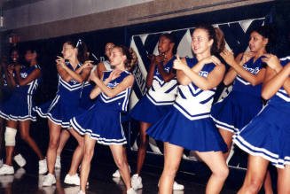 Tempe High School - Cheerleaders at a Game in the Gym