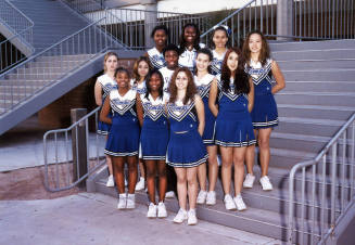 Tempe High School - Cheerleaders on Stairs