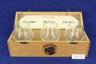 Whiskey Flight Serving Box and Glasses  from Rula Bula