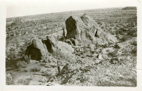 Papago Rocks and Desert View