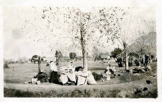 Laborers Seated Near Tempe Butte