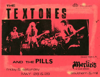 The Textones and the Pills at Merlin's