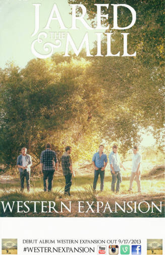 Jared & The Mill, Western Expansion Poster