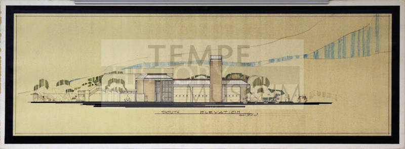 South elevation of Tempe Fire Station 3