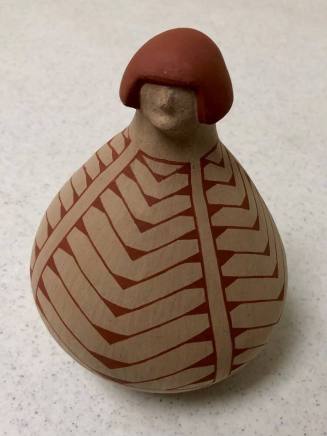 Ceramic vessel by artist Ron Carlos