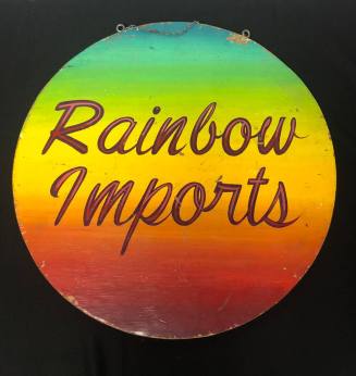 Rainbow Imports Sign