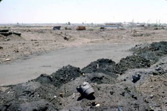 Trash and Old Tires in the Salt River bed