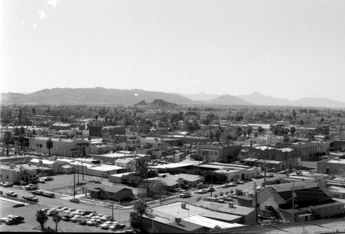 Downtown Tempe, Southwest from Tempe Butte