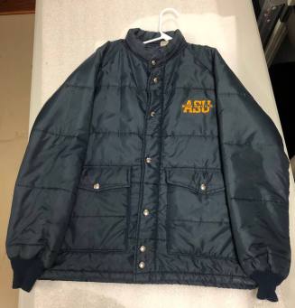 Black Men's Jacket with Arizona State University logo (ASU Sun Devils)