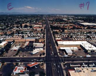 Aerial photo of Apache & McClintock looking east -- As much of the intersection as possible.