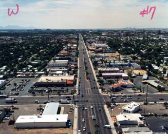 Aerial photo of Apache & McClintock looking west -- As much of the intersection as possible.