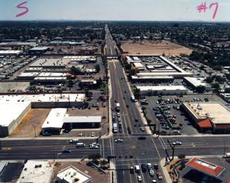 Aerial photo of Apache & McClintock looking south -- As much of the intersection as possible.