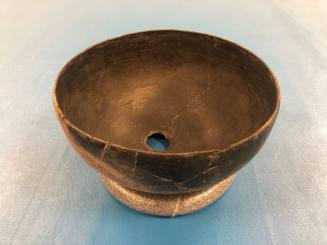 Ceramic, polished brownware bowl, Mimbres