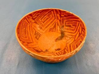 St. John's Polychrome ceramic bowl, most likely Zuni