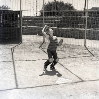 Young Baseball Catcher, Tempe Beach Park
