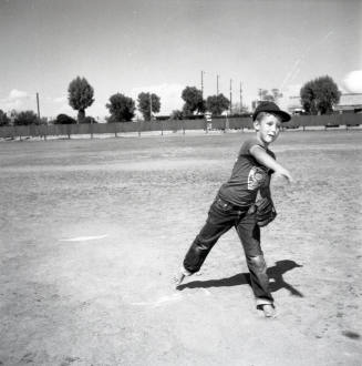 Boy Throwing A Baseball