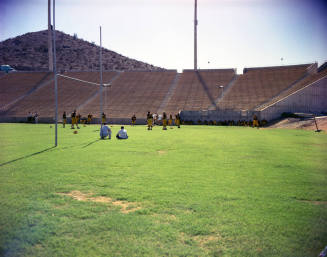 Arizona State University Football Players - Sun Devil Stadium