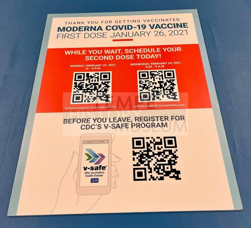 "Thank you for getting vaccinated Moderna..."