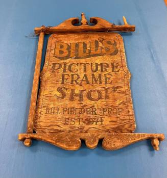 Bill's Frames Shop Sign