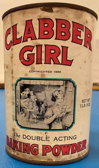 Clabber Girl baking powder canister