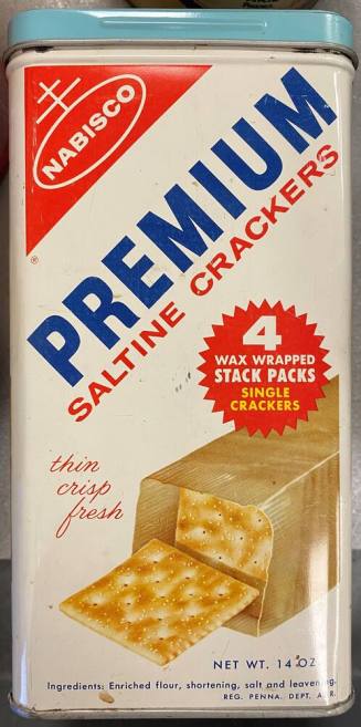 Nabisco saltine crackers tin