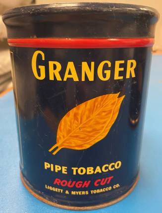 Granger brand metal Pipe Tobacco canister