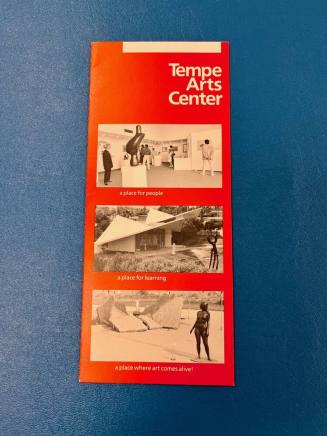 Brochure for Tempe Arts Center
