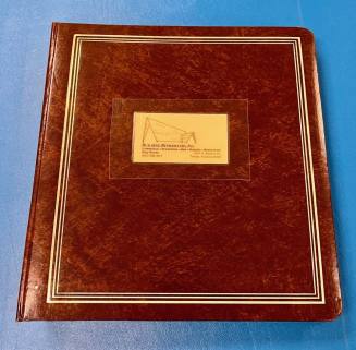 Binder with Historic Photos and Assorted Documents of ASU Baseball, Petersen House, and Connolly School