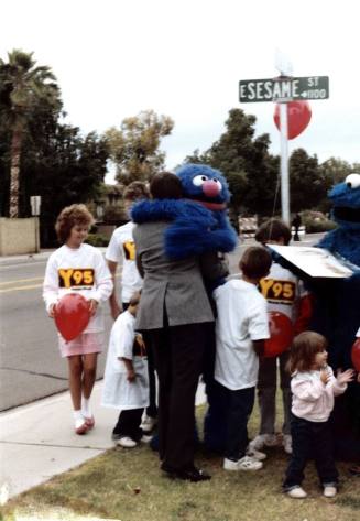 Harry Mitchell and Y95 Event on Sesame Street Tempe #3