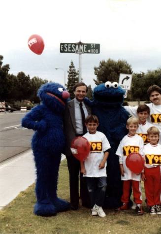 Harry Mitchell and Y95 Event on Sesame Street Tempe #6