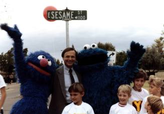 Harry Mitchell and Y95 Event on Sesame Street Tempe #8