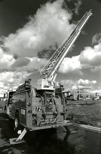Tempe Fire Department Fire Truck with Ladder Up