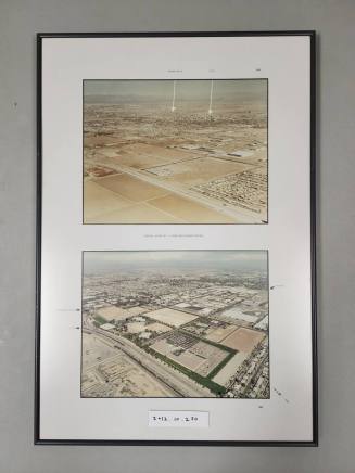 Framed Photos of the Evolution of the I-10 Highway and Broadway Road