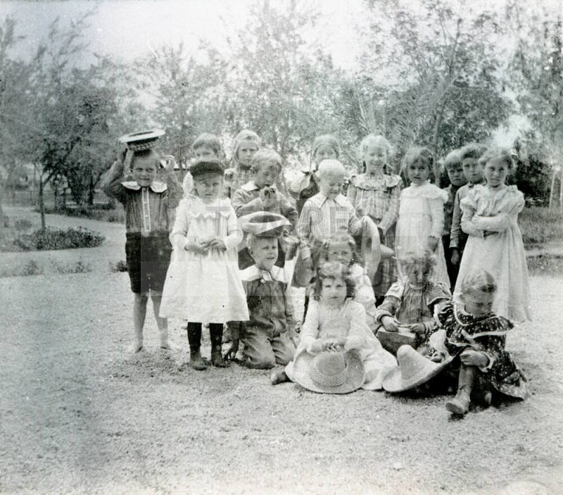 Group of Seventeen Children