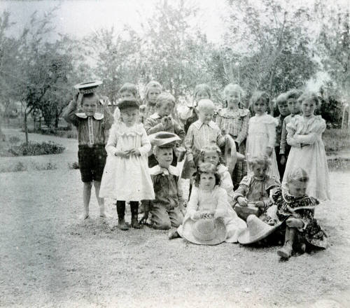 Group of Seventeen Children