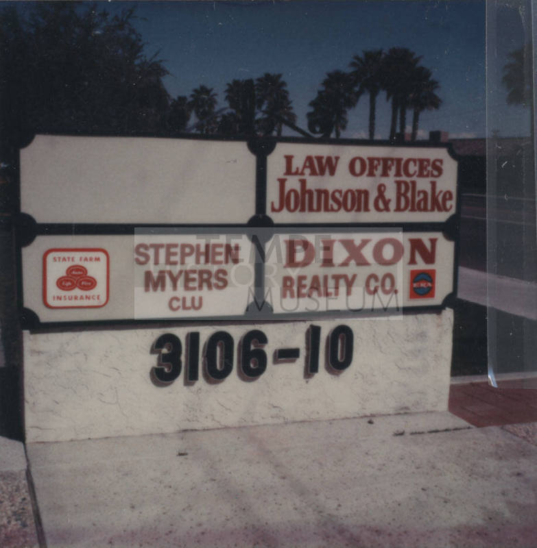 Law Offices Johnson & Blake - 3106-3110 South Rural Road, Tempe, Arizona