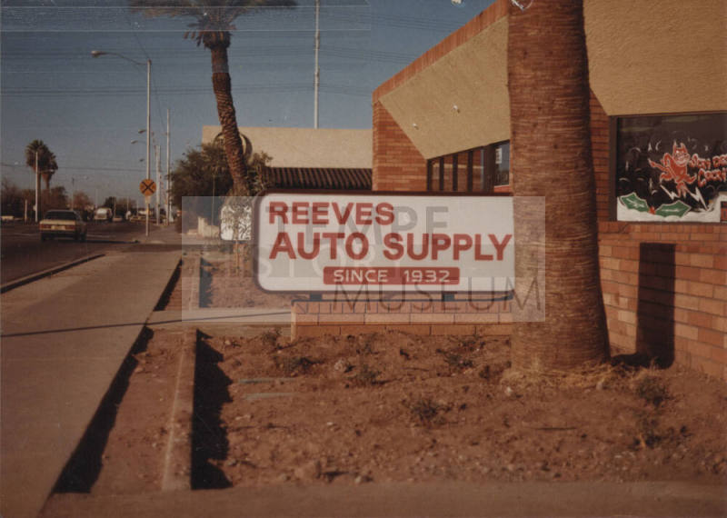 Reeves Auto Supply - 120 West University Drive, Tempe, Arizona