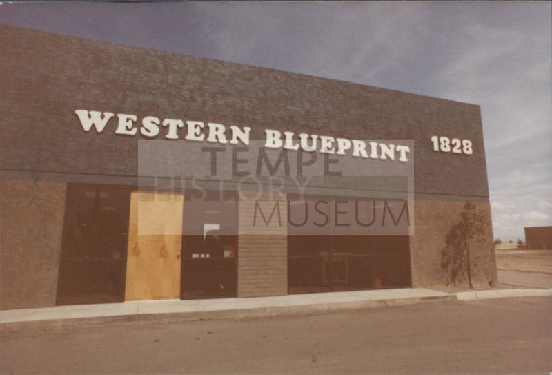 Western Blue Print - 1828 East University Drive, Tempe, Arizona