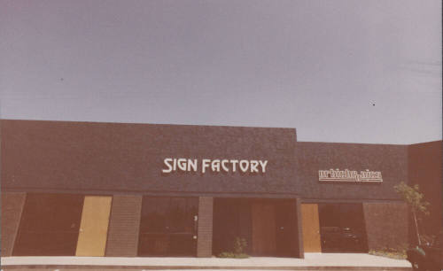 Sign Factory - 1828 East University Drive, Tempe, Arizona