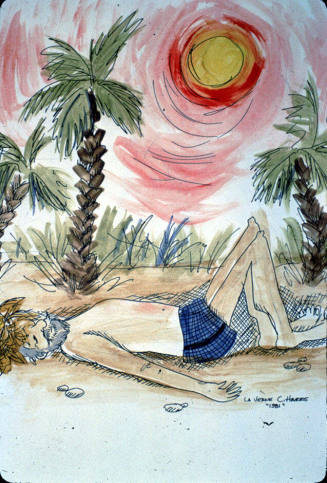 Cartoon- "Sun Bathing"