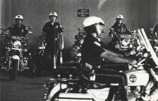 Tempe Police Officers Riding Motorcycles