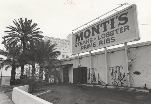 Exterior View of Monti's Restaurant
