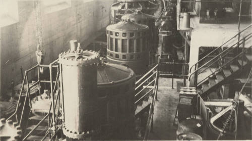 Photo- view of the interior of the Roosevelt Dam