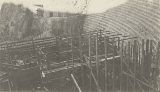 Photo- Framework construction at Roosevelt Dam