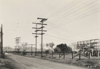 Photo- Grand Air substation with power lines