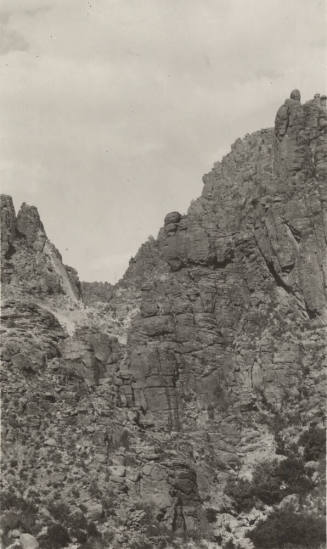 Photo- mountain near Horse Mesa dam